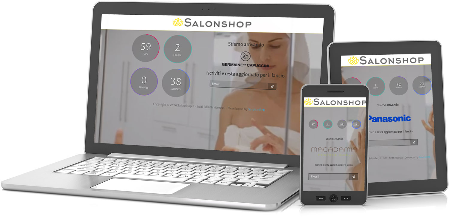 slide preview responsive salonshop.it crato da serviceb2b srl
